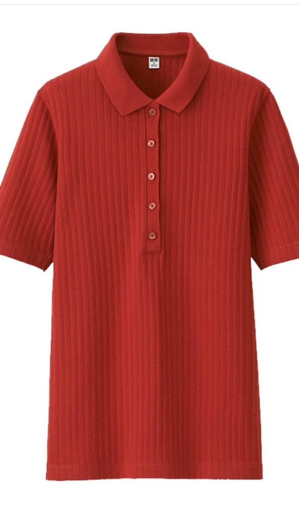 Uniqlo Ribbed Polo NWT